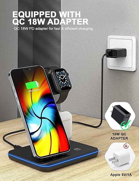 3-in_1 Wireless Charging Station