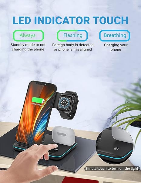 3-in_1 Wireless Charging Station